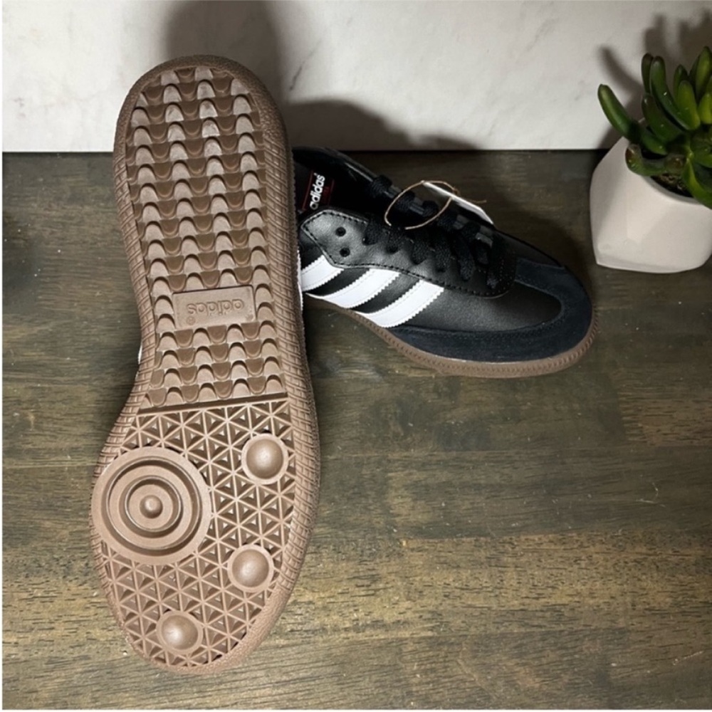 adidas Samba Black Leather Dark Gum - Picture 7 of 7